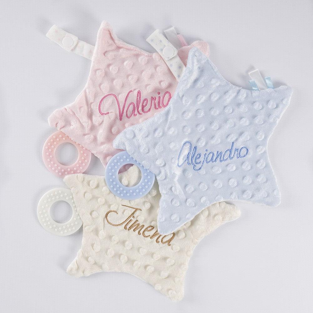 Dou dou Bebé Personalizado con Mordedor Estrella Nanetes - Nanetes #