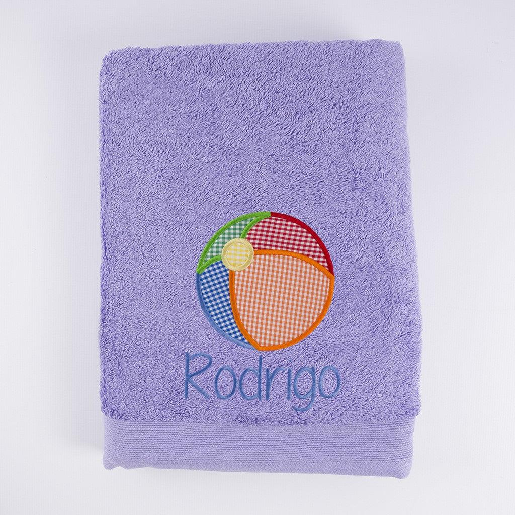 Toallas Personalizadas Pelota Playa Bordada Nanetes - Nanetes #