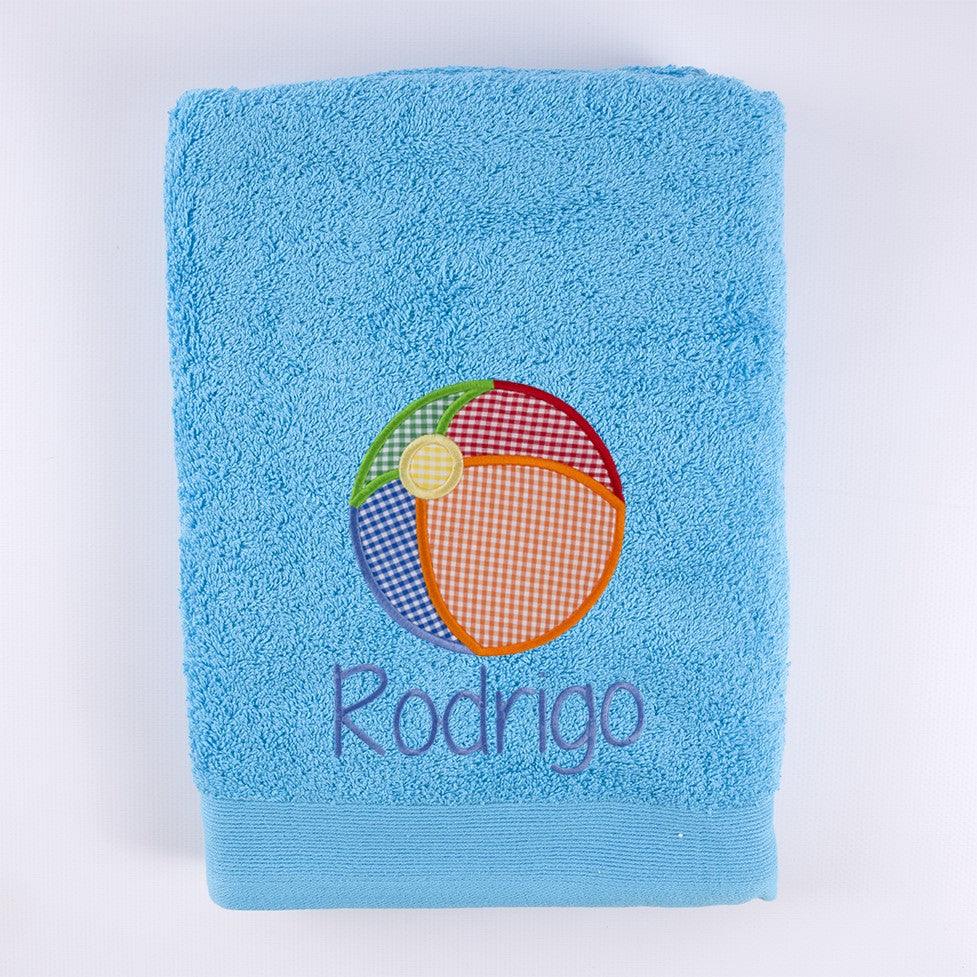 Toallas Personalizadas Pelota Playa Bordada Nanetes - Nanetes #