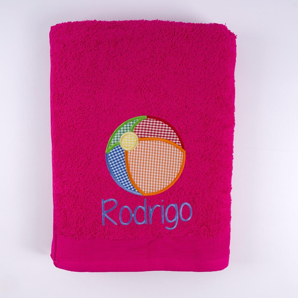 Toallas Personalizadas Pelota Playa Bordada Nanetes