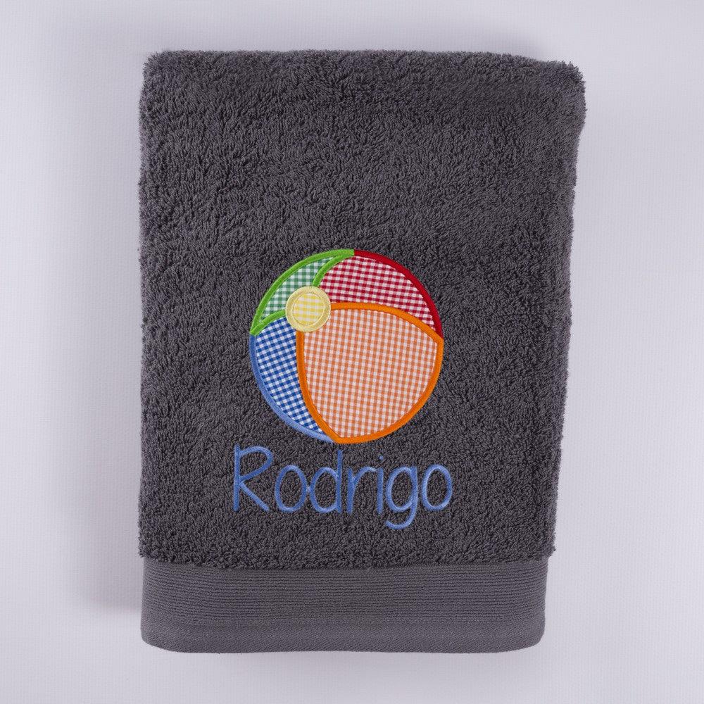 Toallas Personalizadas Pelota Playa Bordada Nanetes