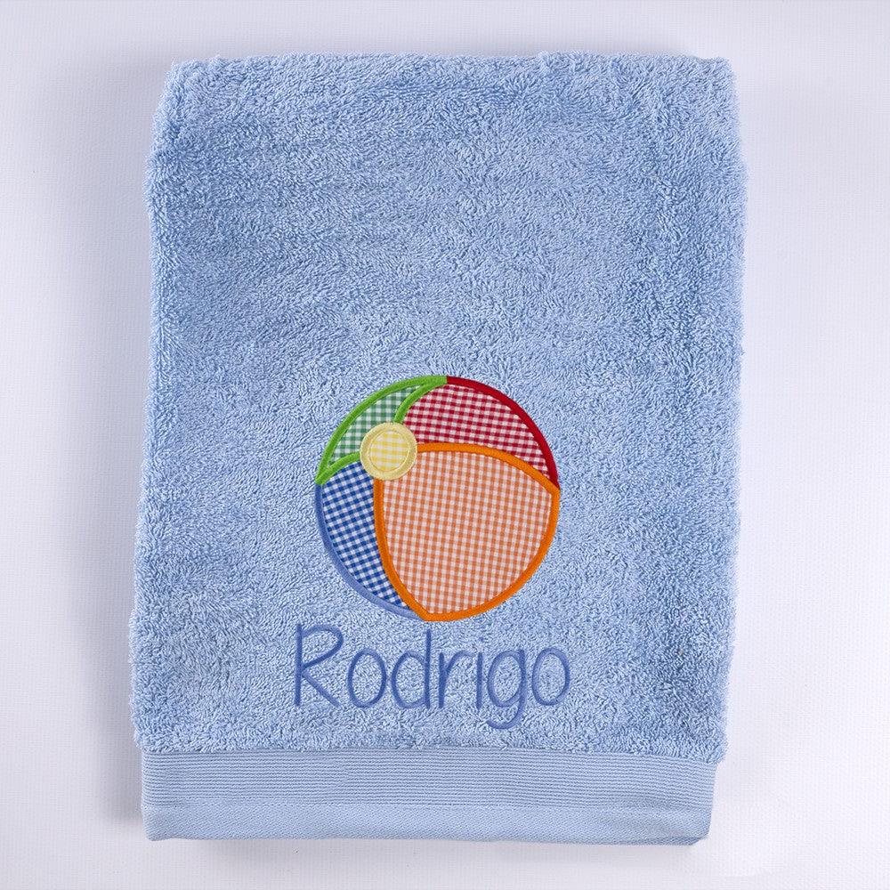 Toallas Personalizadas Pelota Playa Bordada Nanetes