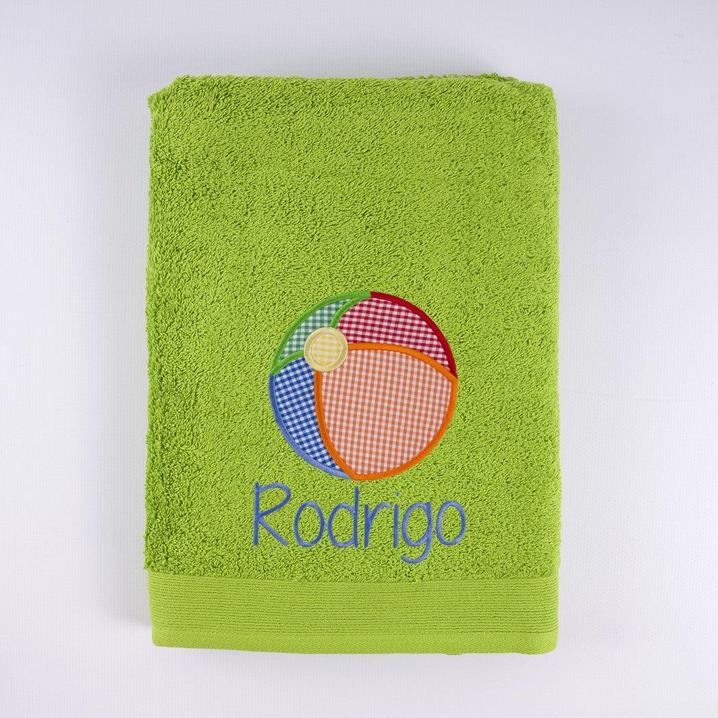 Toallas Personalizadas Pelota Playa Bordada Nanetes