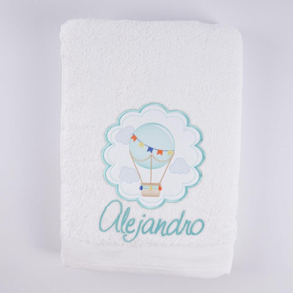 Toallas Personalizadas Globo Aerostatico Nanetes