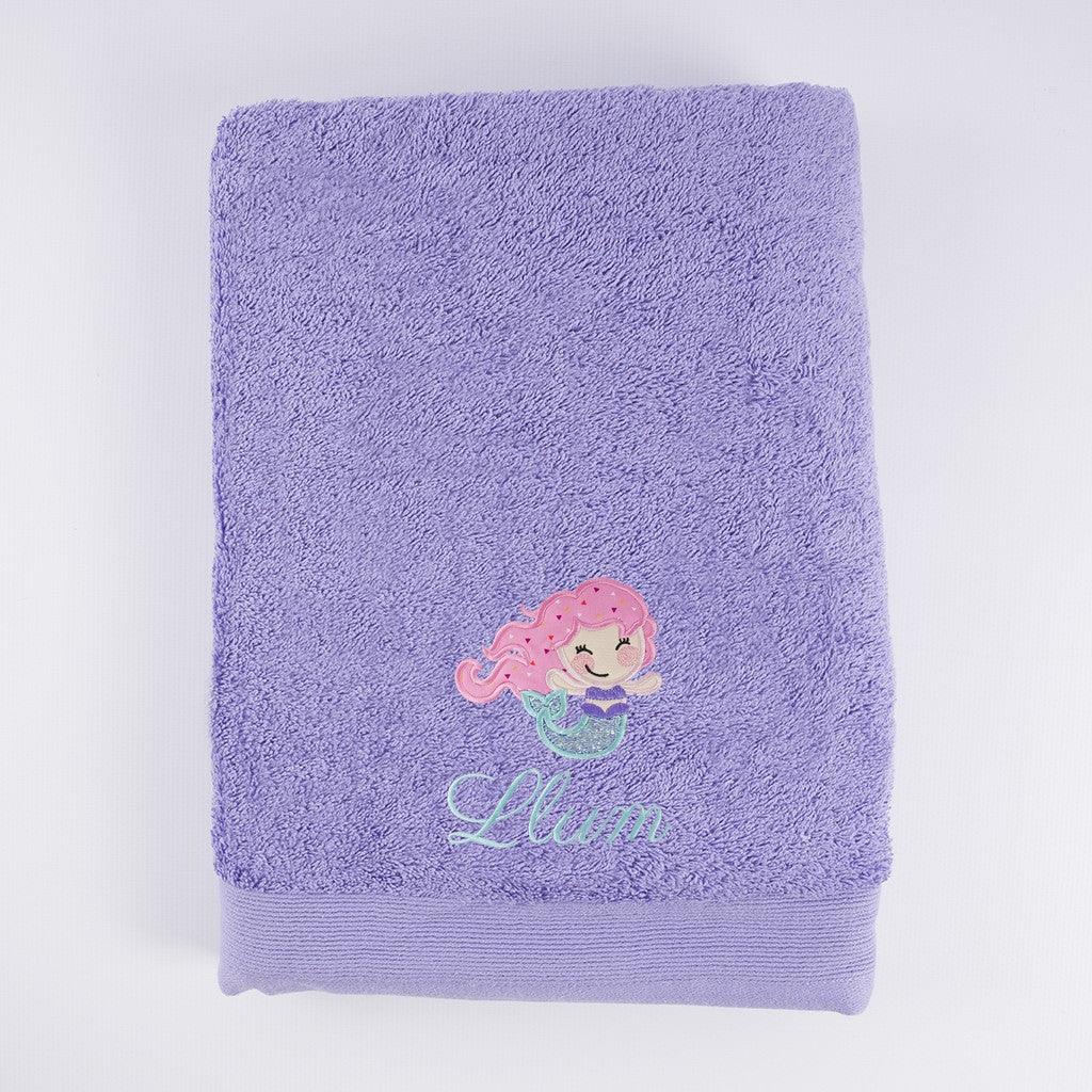 Toallas Personalizadas Bordado Sirena Nanetes - Nanetes #