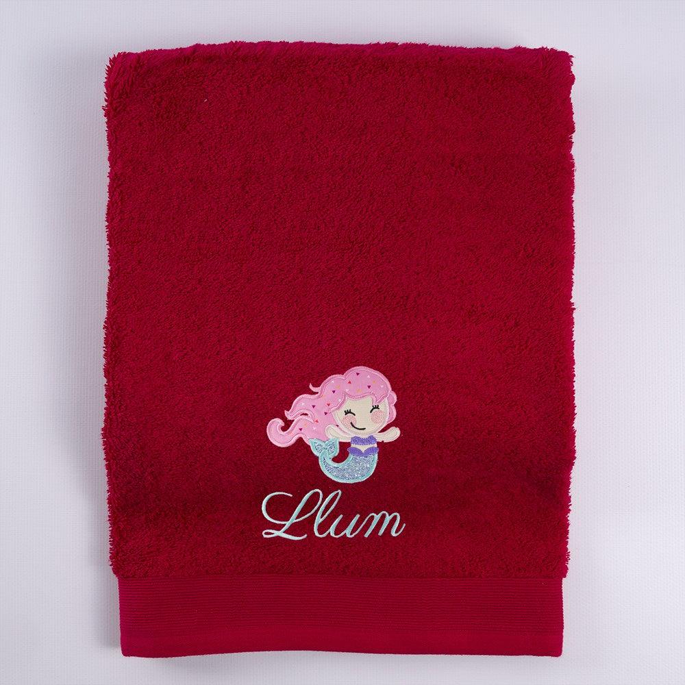 Toallas Personalizadas Bordado Sirena Nanetes - Nanetes #