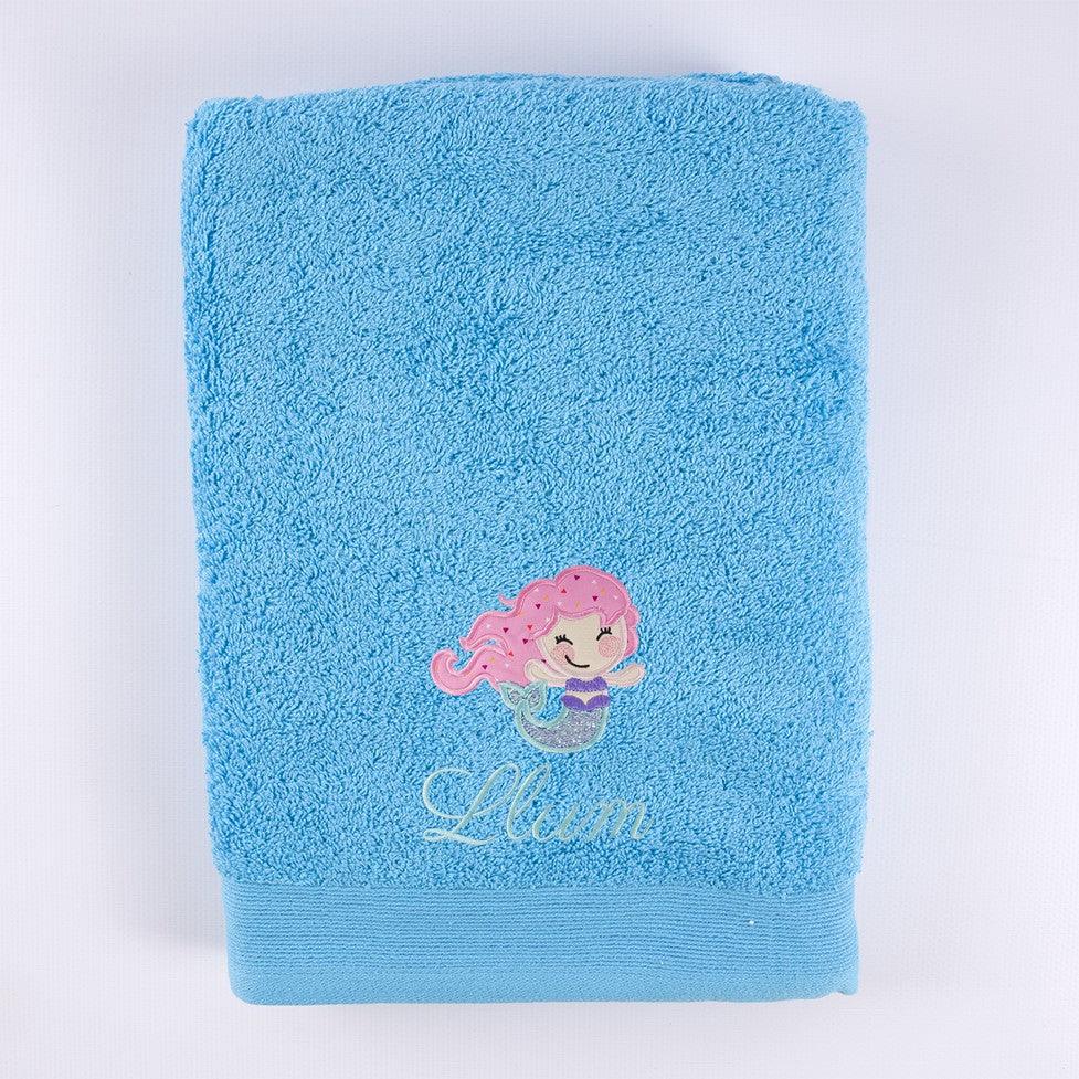 Toallas Personalizadas Bordado Sirena Nanetes