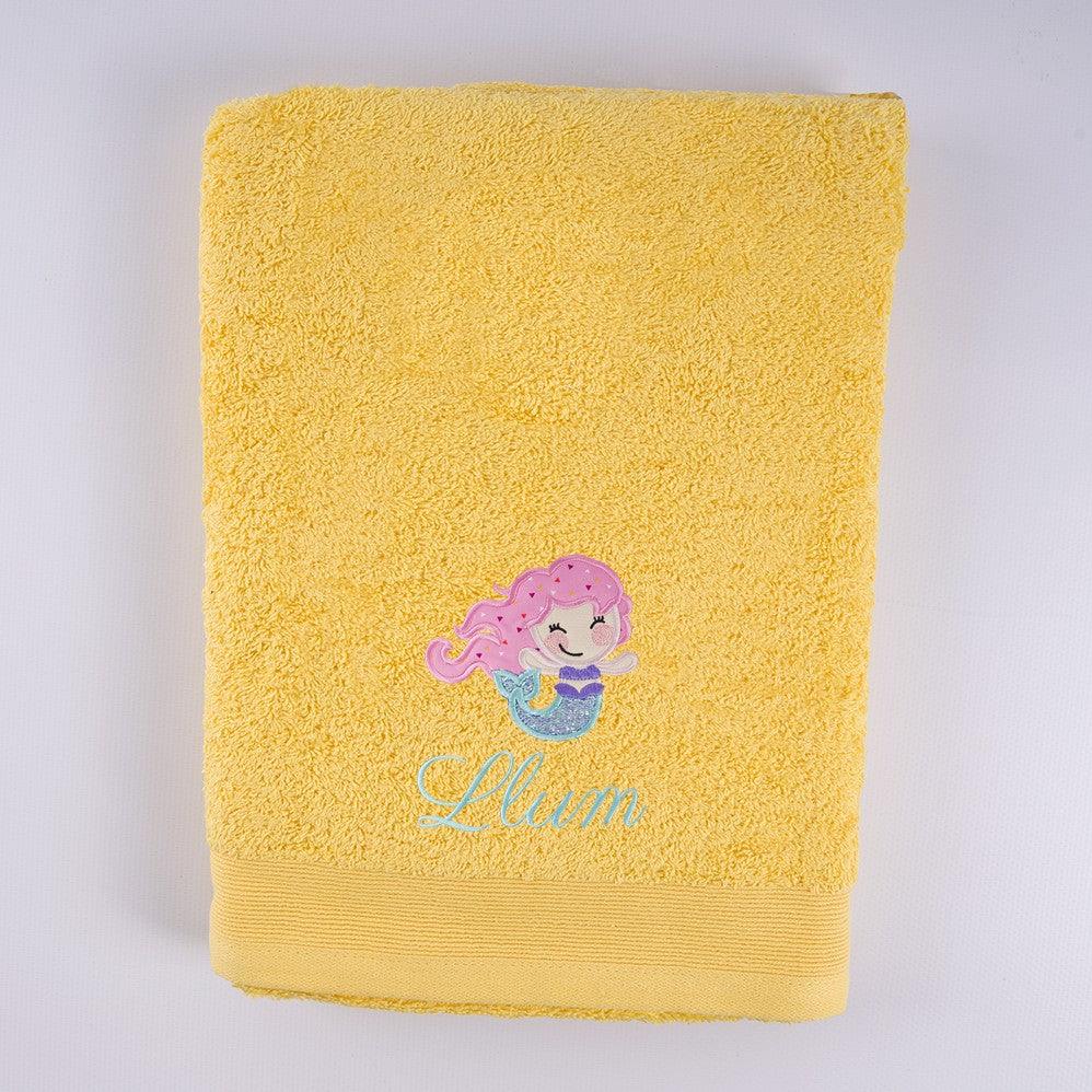 Toallas Personalizadas Bordado Sirena Nanetes