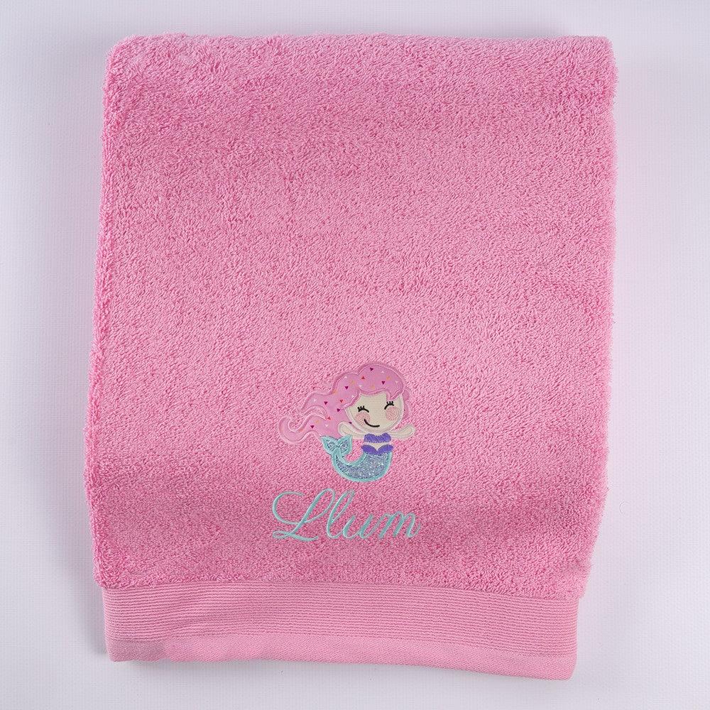 Toallas Personalizadas Bordado Sirena Nanetes - Nanetes #