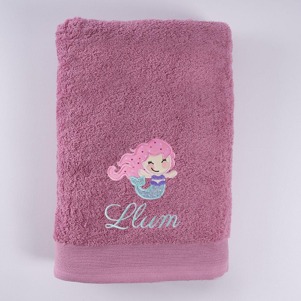 Toallas Personalizadas Bordado Sirena Nanetes - Nanetes #