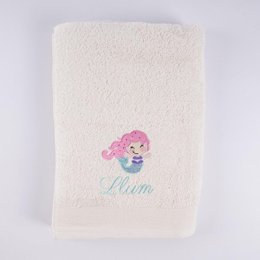 Toallas Personalizadas Bordado Sirena Nanetes - Nanetes #