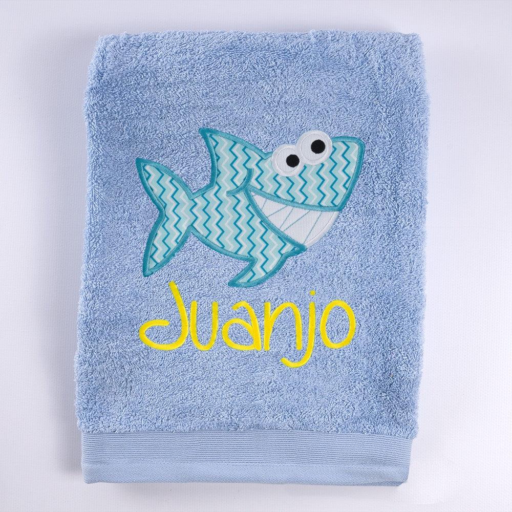 Toallas Personalizadas con Bordado Tiburón Nanetes - Nanetes #