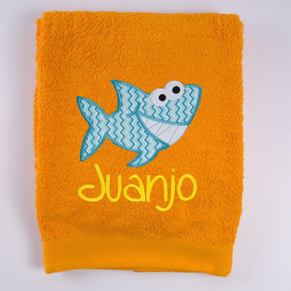 Toallas Personalizadas con Bordado Tiburón Nanetes - Nanetes #