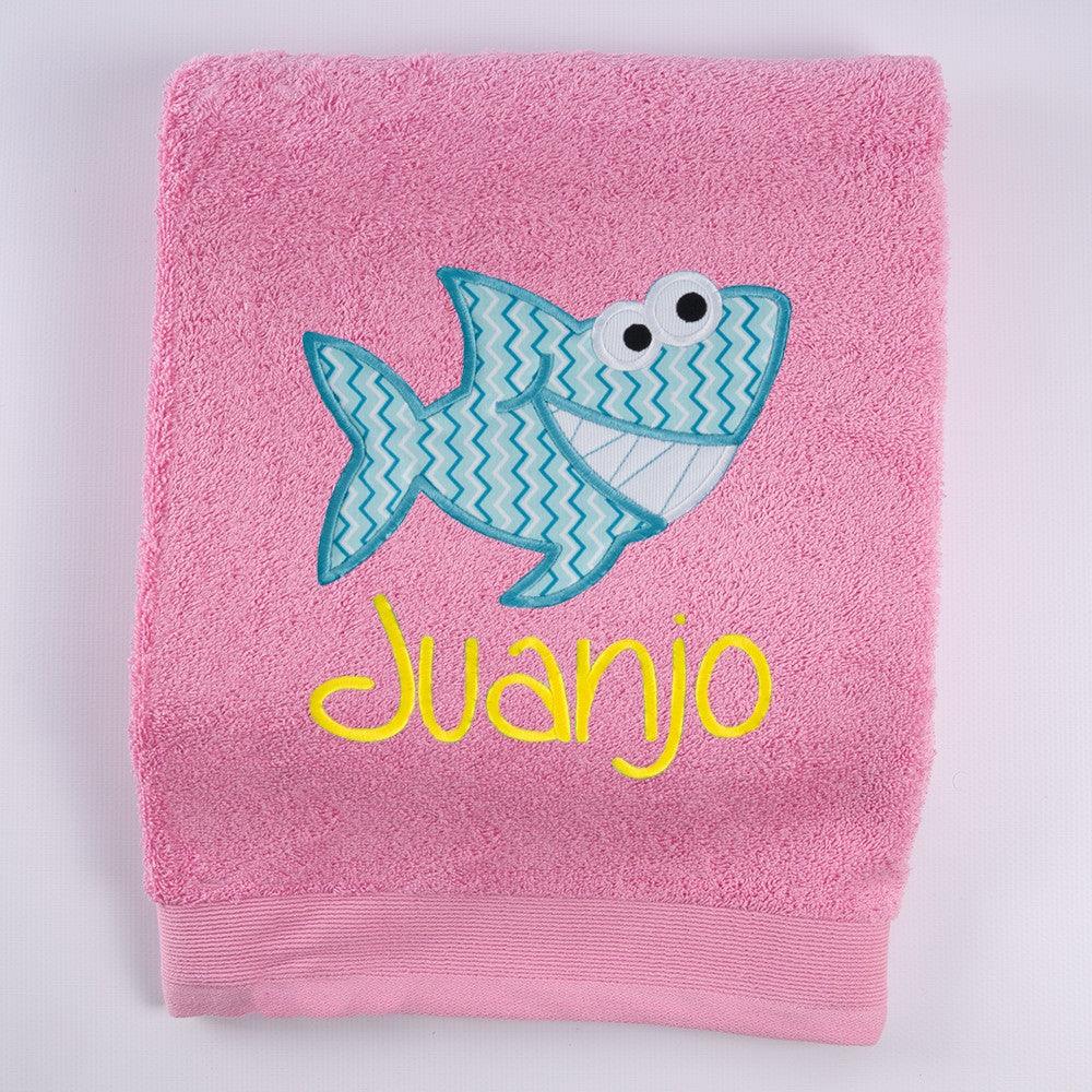 Toallas Personalizadas con Bordado Tiburón Nanetes