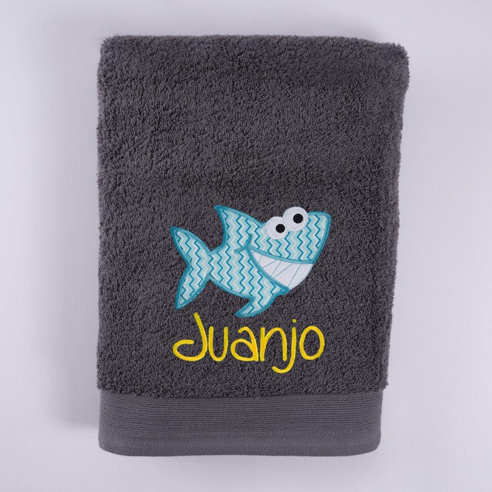 Toallas Personalizadas con Bordado Tiburón Nanetes