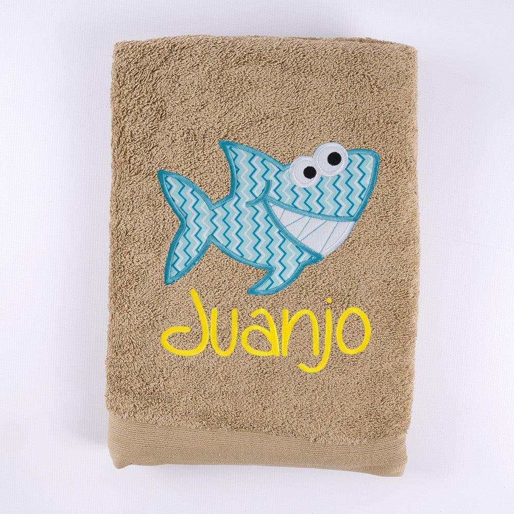 Toallas Personalizadas con Bordado Tiburón Nanetes