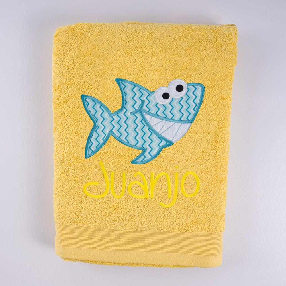 Toallas Personalizadas con Bordado Tiburón Nanetes