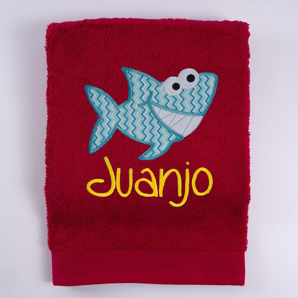 Toallas Personalizadas con Bordado Tiburón Nanetes