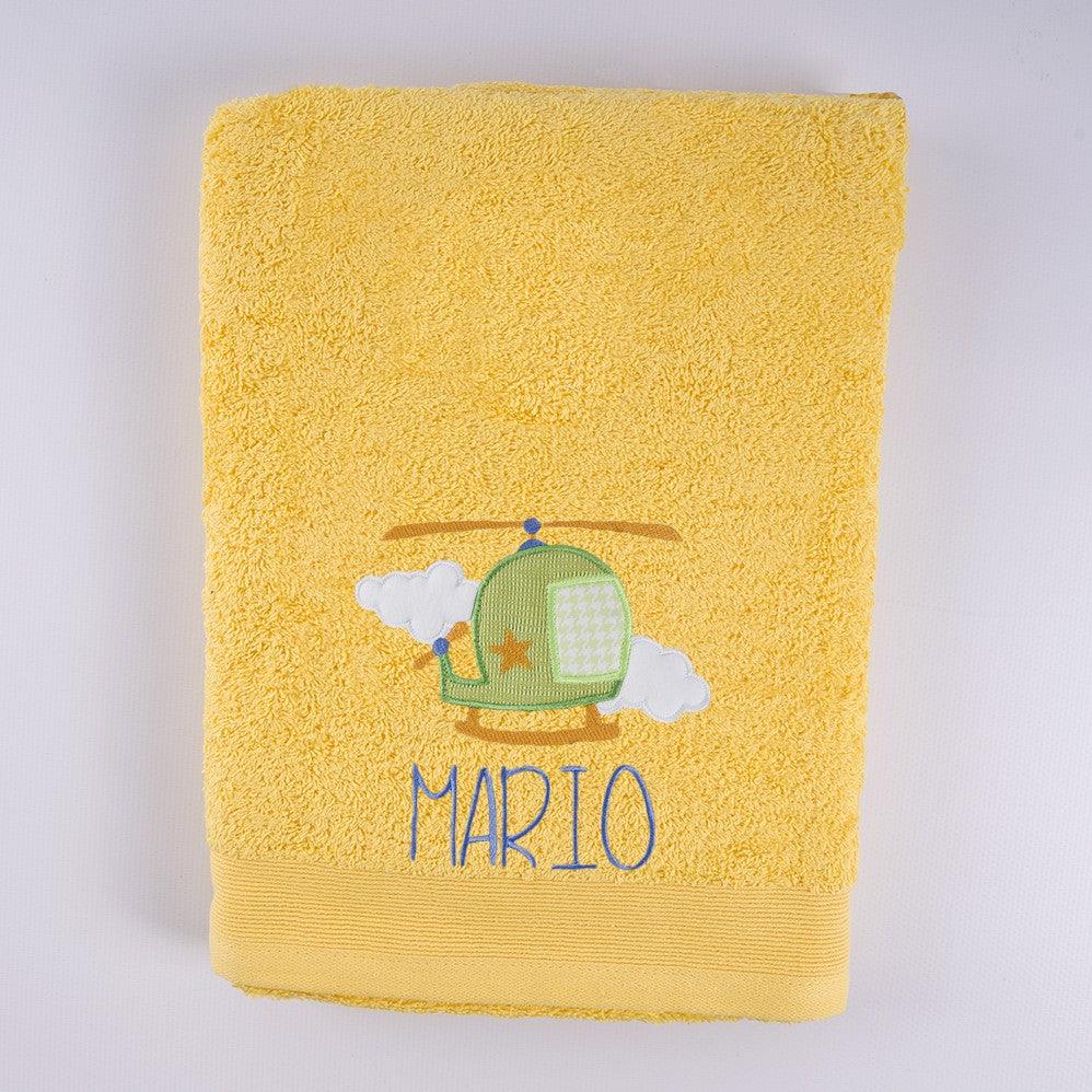 Toallas Personalizadas Bordado Helicoptero Nanetes - Nanetes #