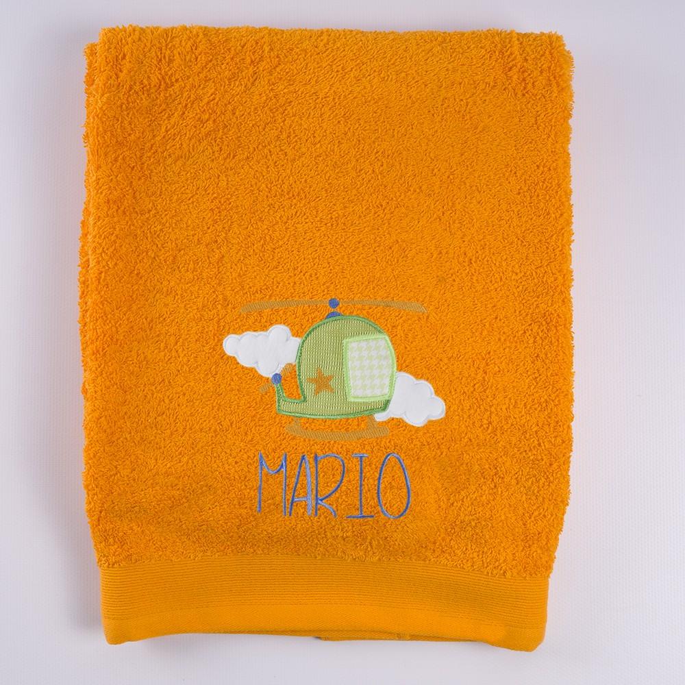 Toallas Personalizadas Bordado Helicoptero Nanetes