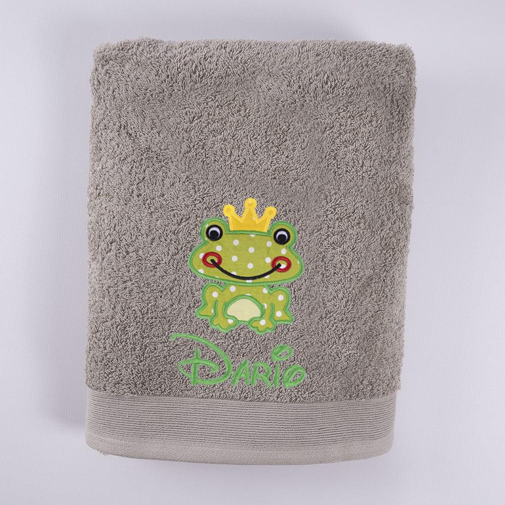 Toallas Personalizadas con Bordado Rana Príncipe Nanetes - Nanetes #