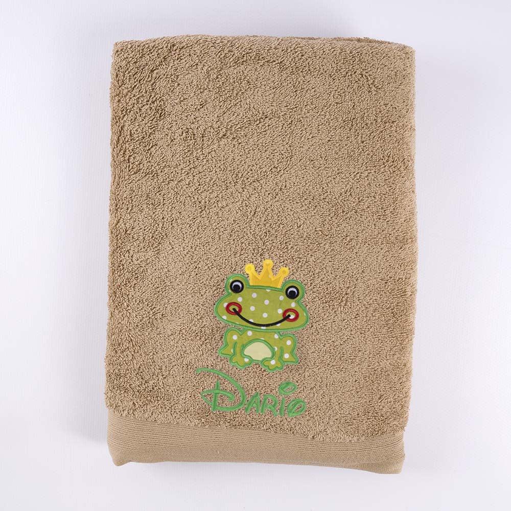 Toallas Personalizadas con Bordado Rana Príncipe Nanetes - Nanetes #