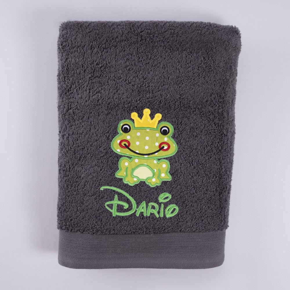 Toallas Personalizadas con Bordado Rana Príncipe Nanetes - Nanetes #