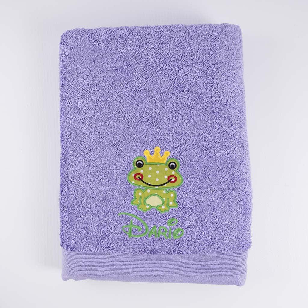 Toallas Personalizadas con Bordado Rana Príncipe Nanetes