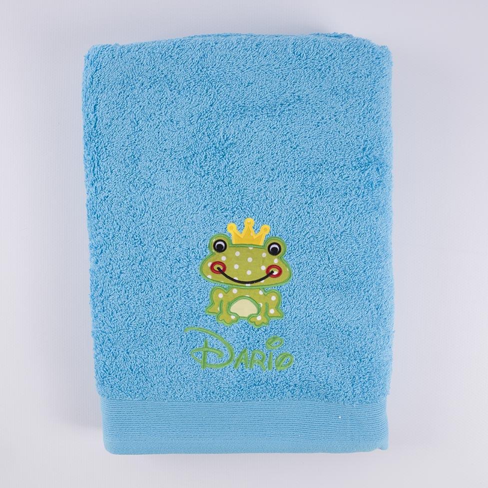 Toallas Personalizadas con Bordado Rana Príncipe Nanetes