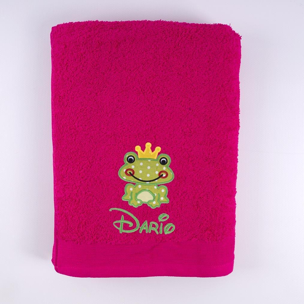 Toallas Personalizadas con Bordado Rana Príncipe Nanetes