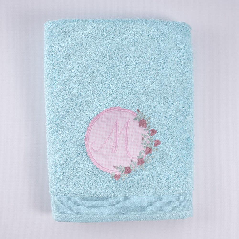 Toallas Personalizadas Inicial Bordada Flores Nanetes - Nanetes #