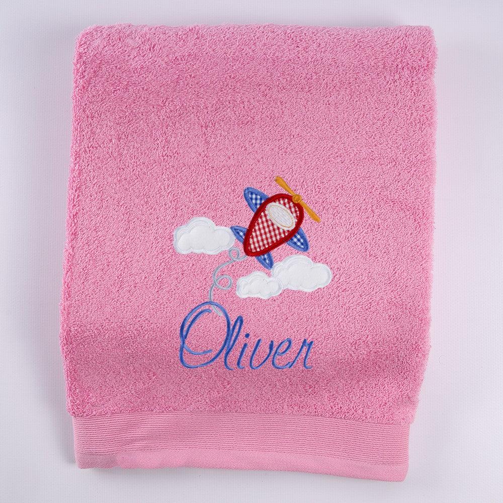 Toallas Personalizadas Avión en Nubes Nanetes