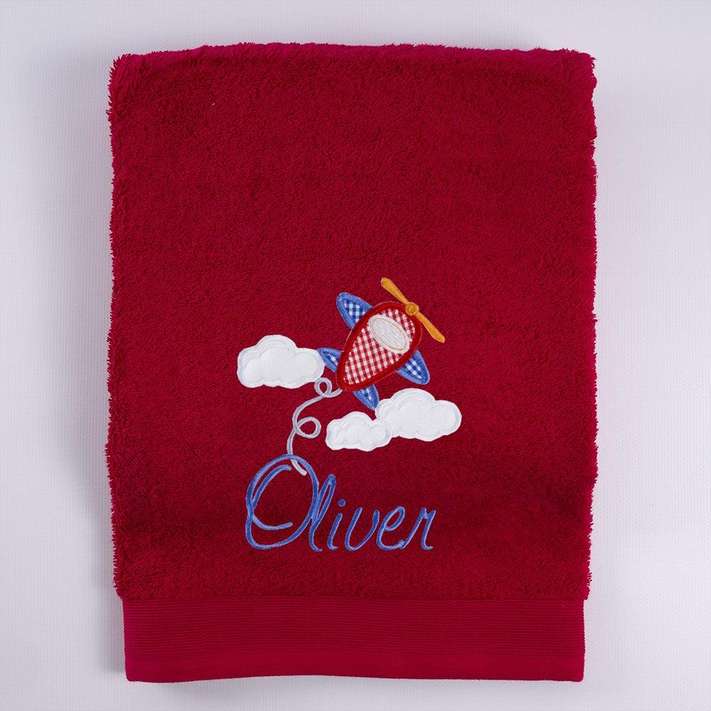 Toallas Personalizadas Avión en Nubes Nanetes