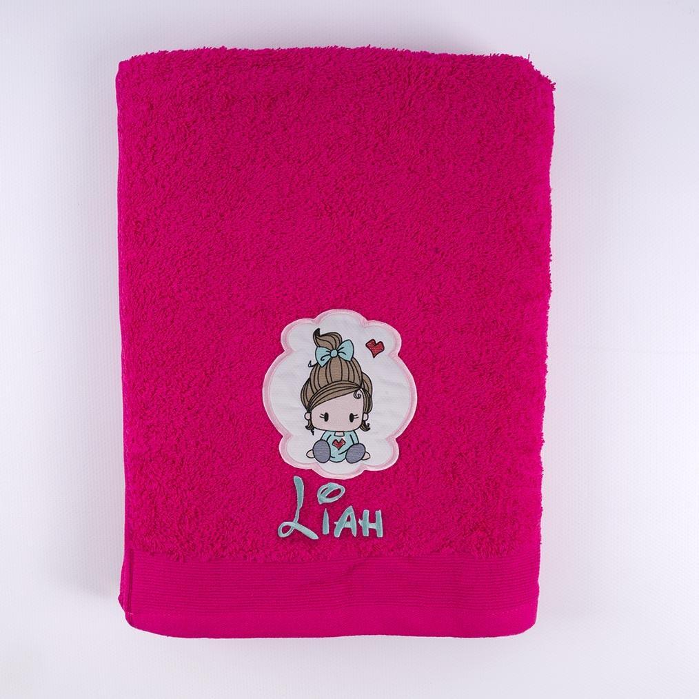 Toallas Personalizadas Niña Bordada Aplique Nanetes - Nanetes #