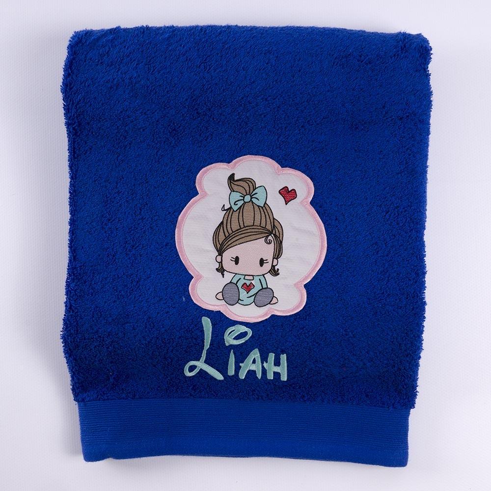 Toallas Personalizadas Niña Bordada Aplique Nanetes