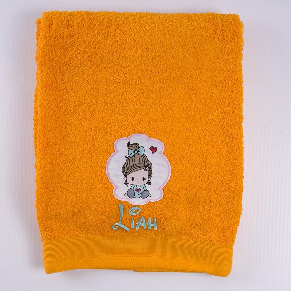 Toallas Personalizadas Niña Bordada Aplique Nanetes