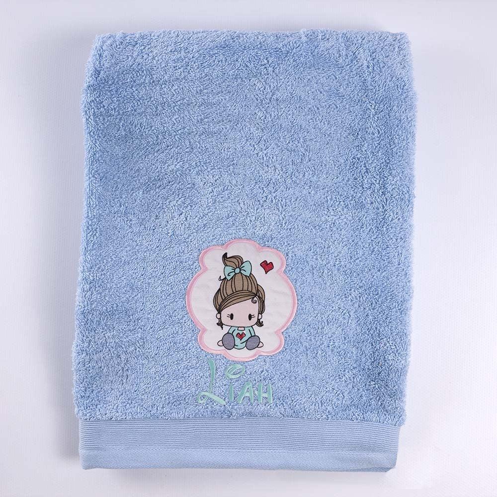 Toallas Personalizadas Niña Bordada Aplique Nanetes