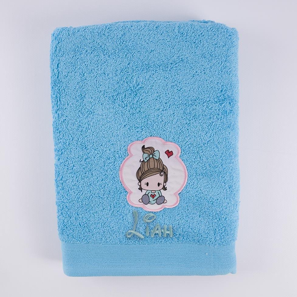 Toallas Personalizadas Niña Bordada Aplique Nanetes