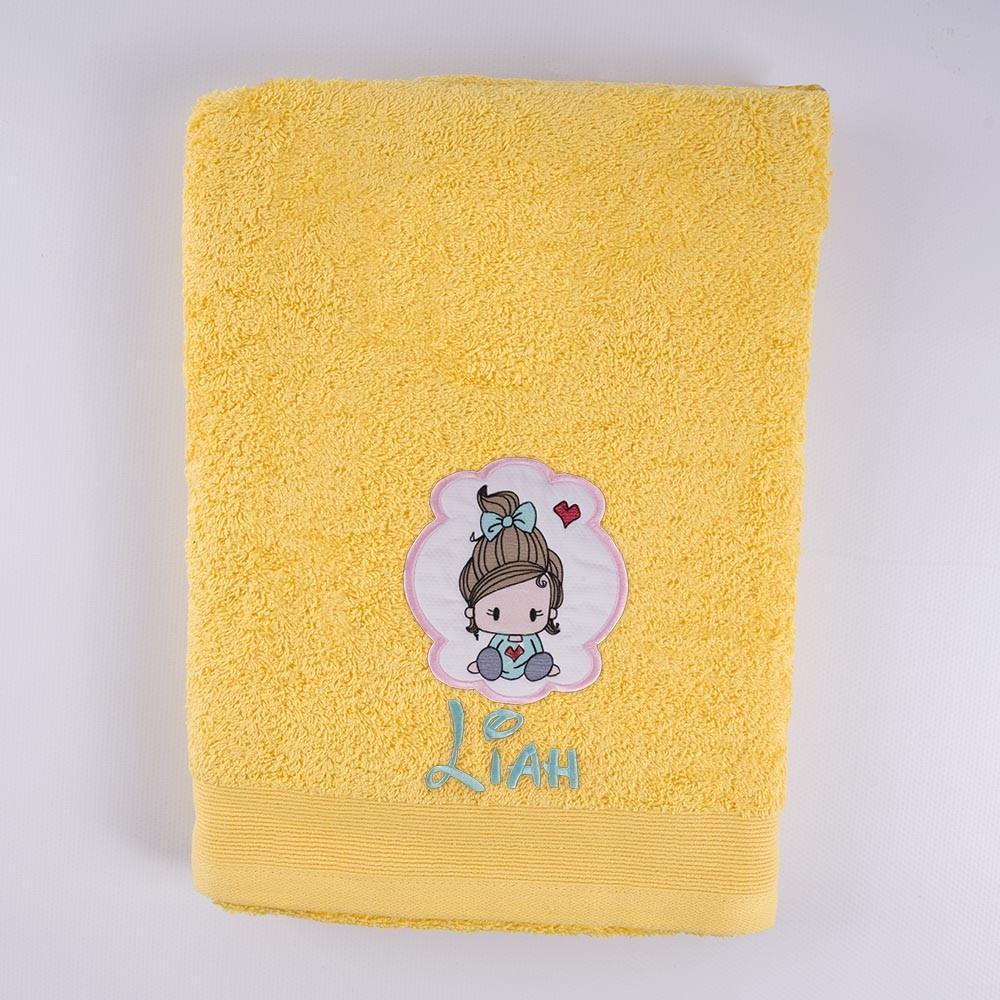 Toallas Personalizadas Niña Bordada Aplique Nanetes