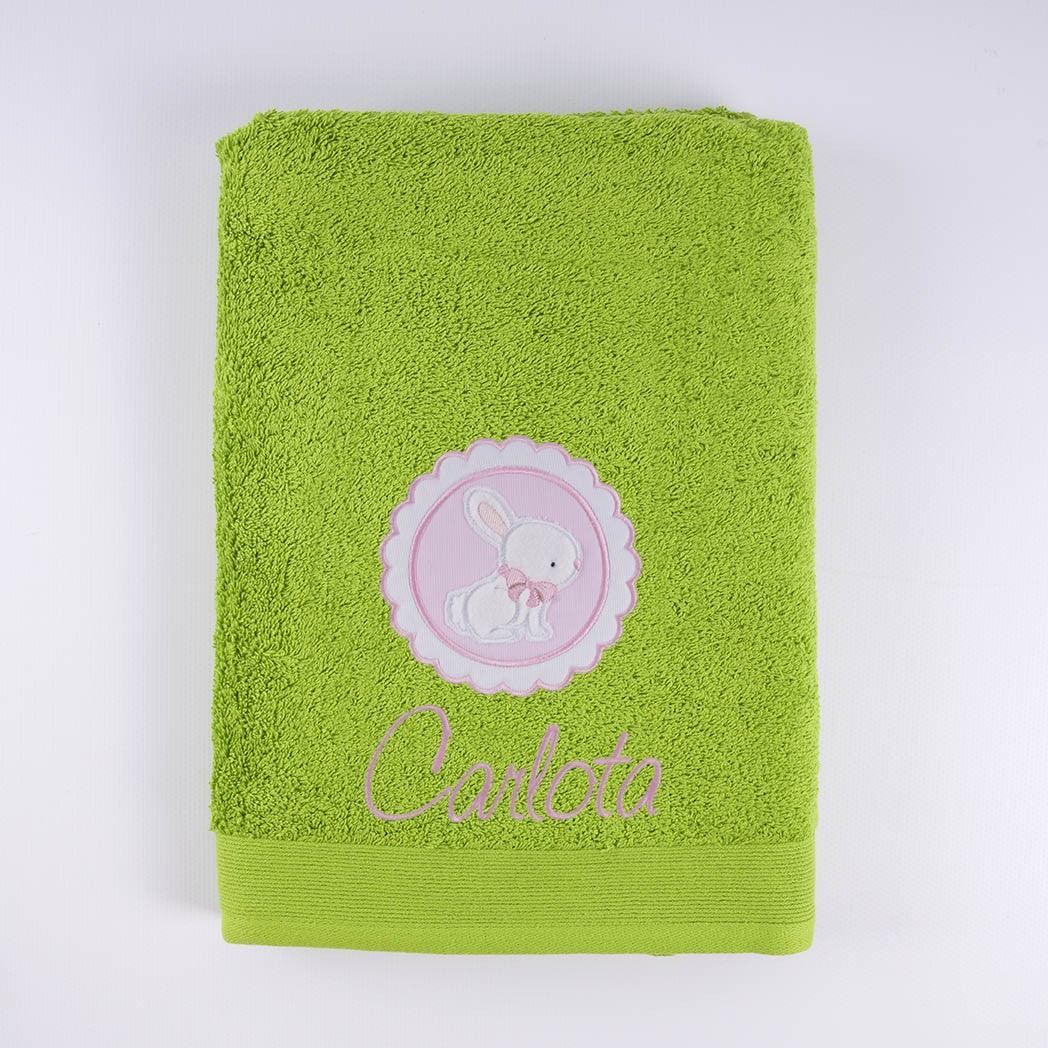 Toallas Personalizadas Niños Bordado Conejito Nanetes