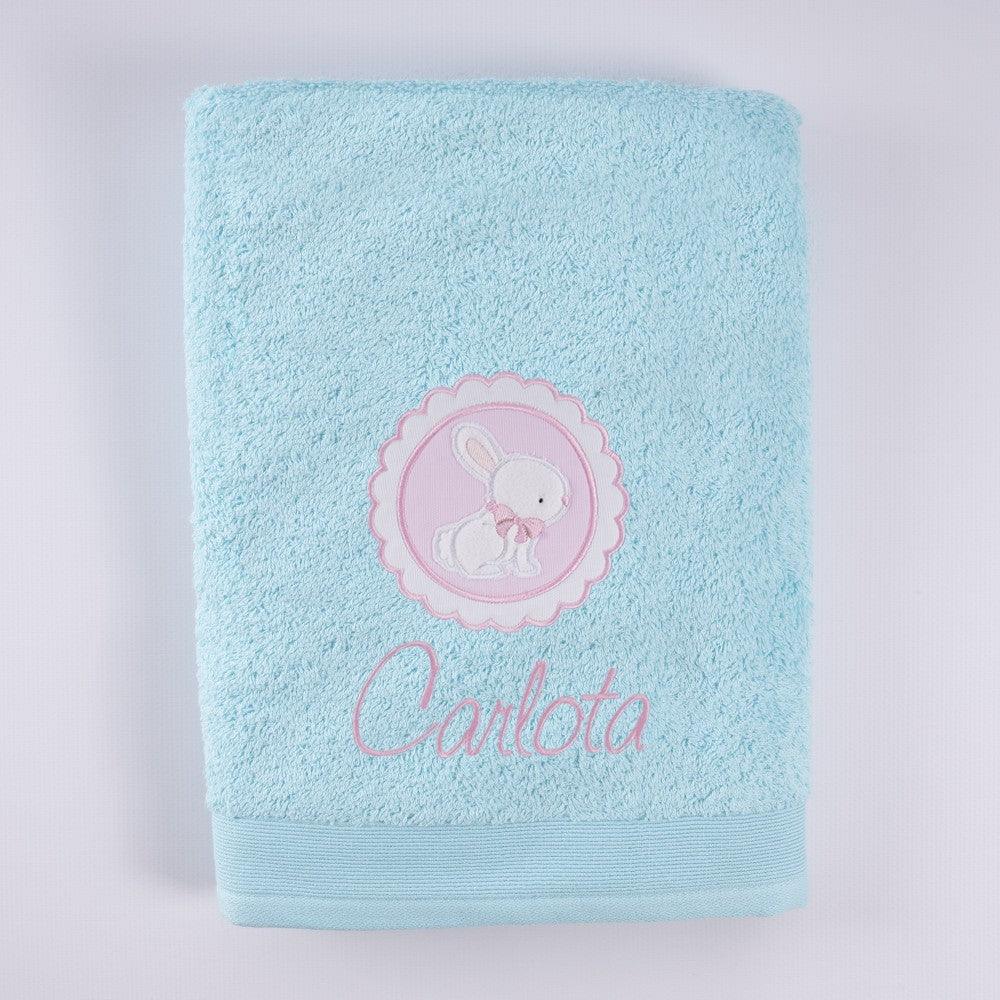 Toallas Personalizadas Niños Bordado Conejito Nanetes - Nanetes #