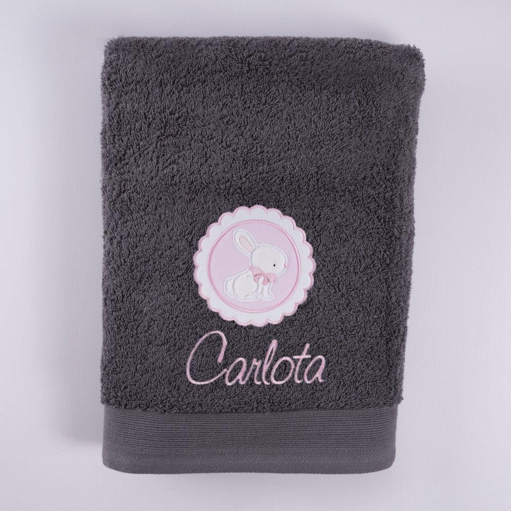 Toallas Personalizadas Niños Bordado Conejito Nanetes - Nanetes #