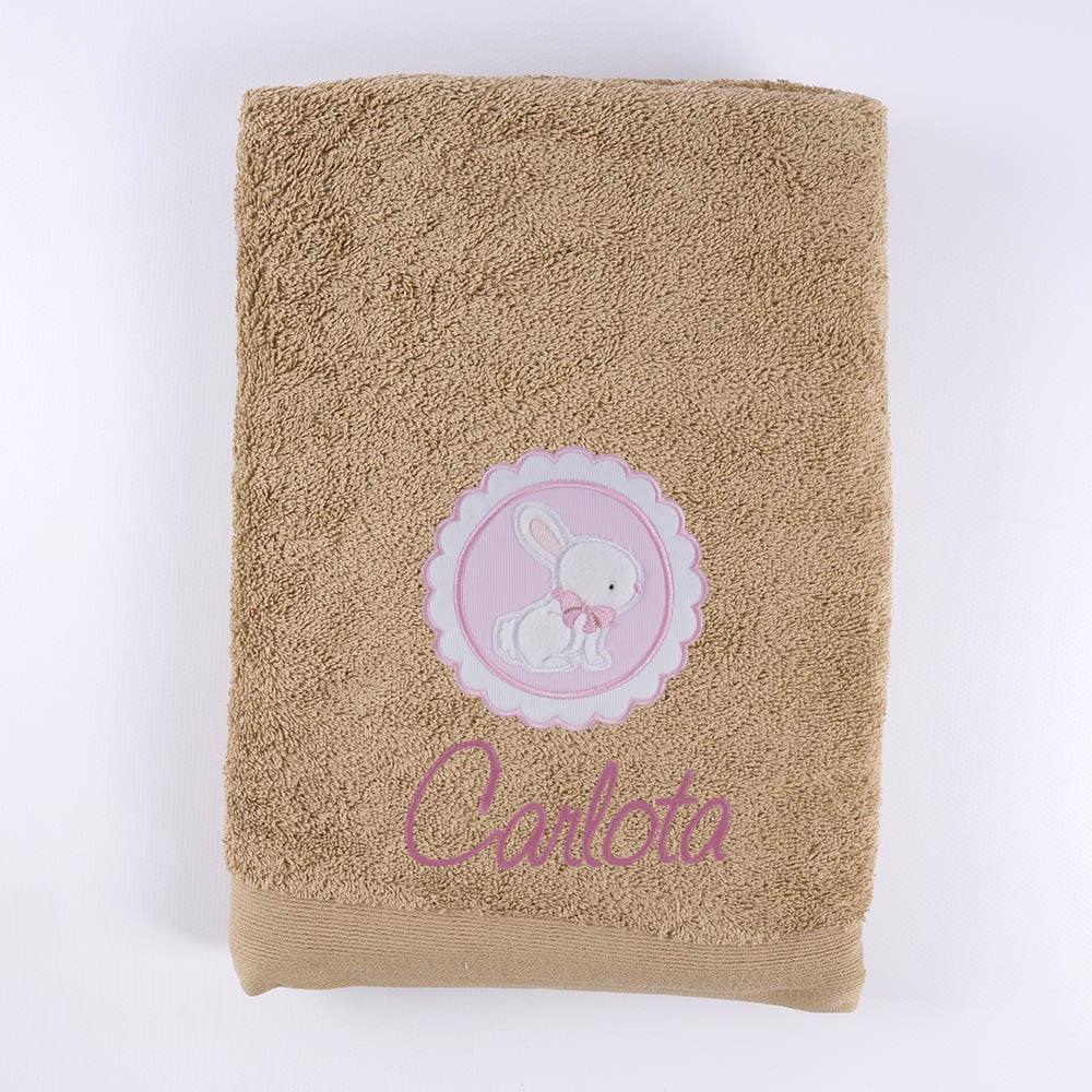 Toallas Personalizadas Niños Bordado Conejito Nanetes