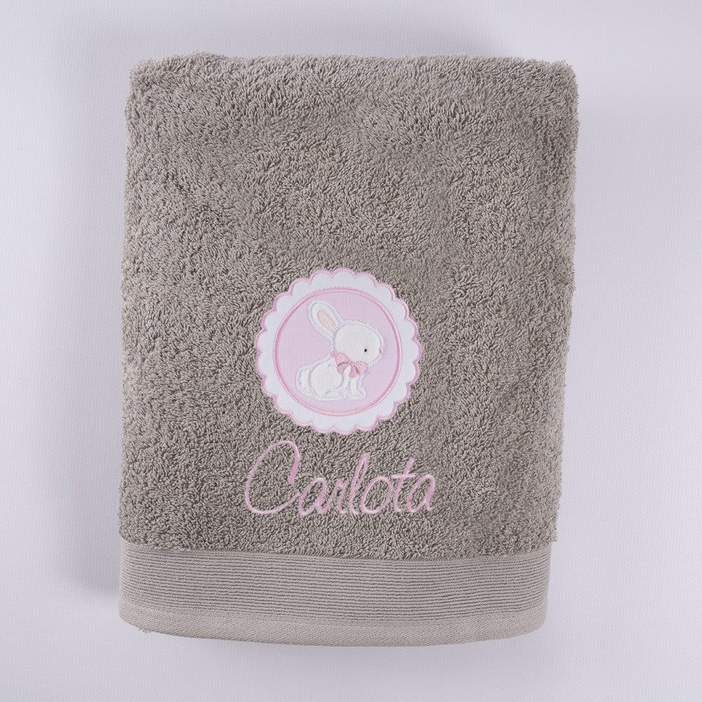 Toallas Personalizadas Niños Bordado Conejito Nanetes