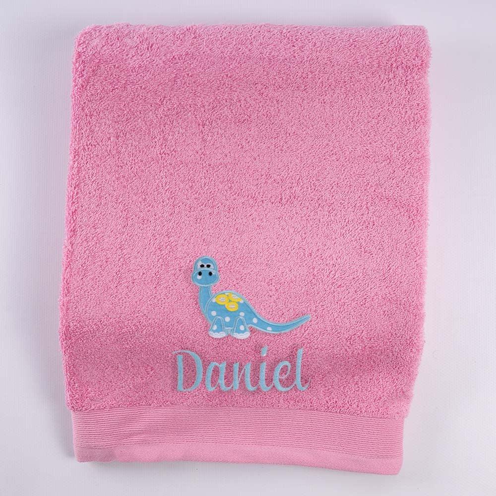 Toalla Personalizada Infantil Dinosaurios Nanetes - Nanetes #