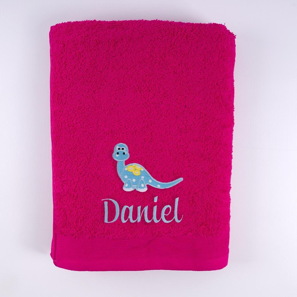 Toalla Personalizada Infantil Dinosaurios Nanetes - Nanetes #