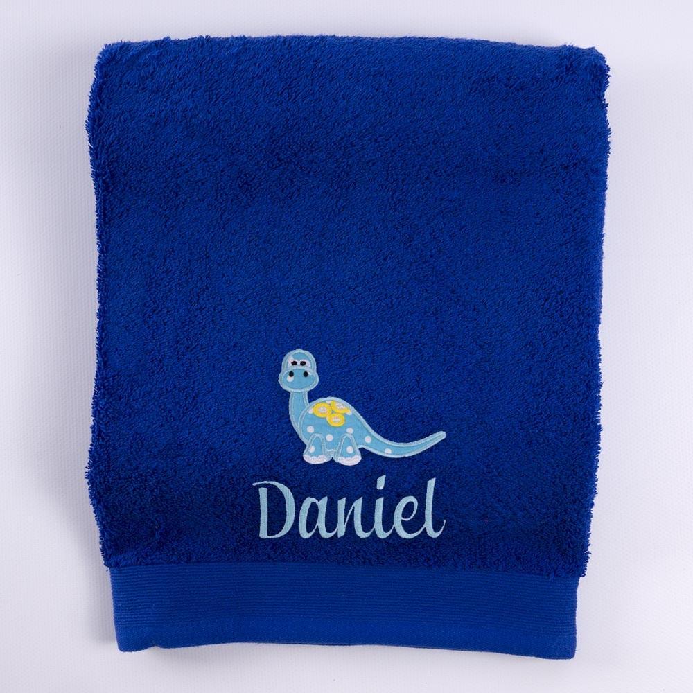 Toalla Personalizada Infantil Dinosaurios Nanetes