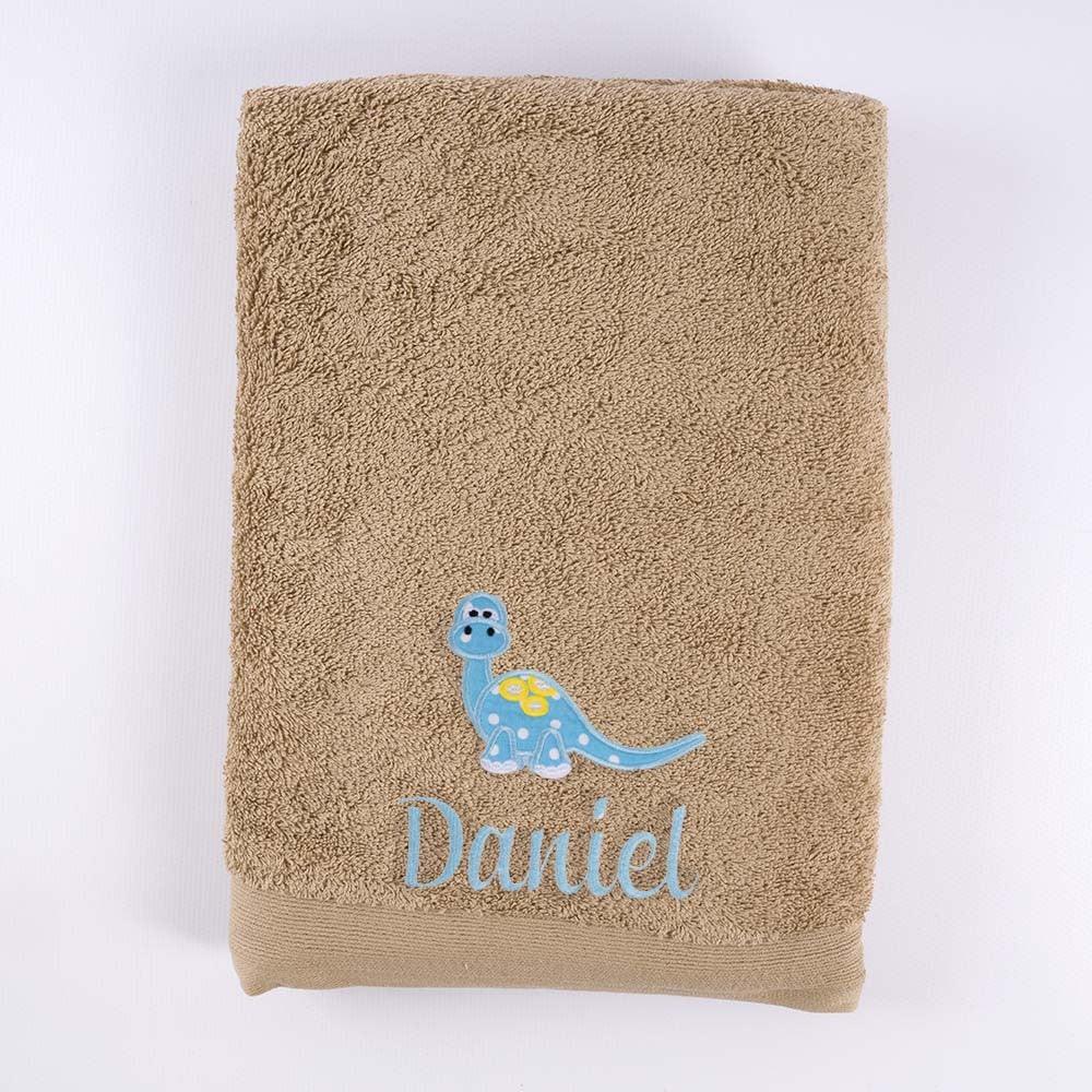 Toalla Personalizada Infantil Dinosaurios Nanetes - Nanetes #