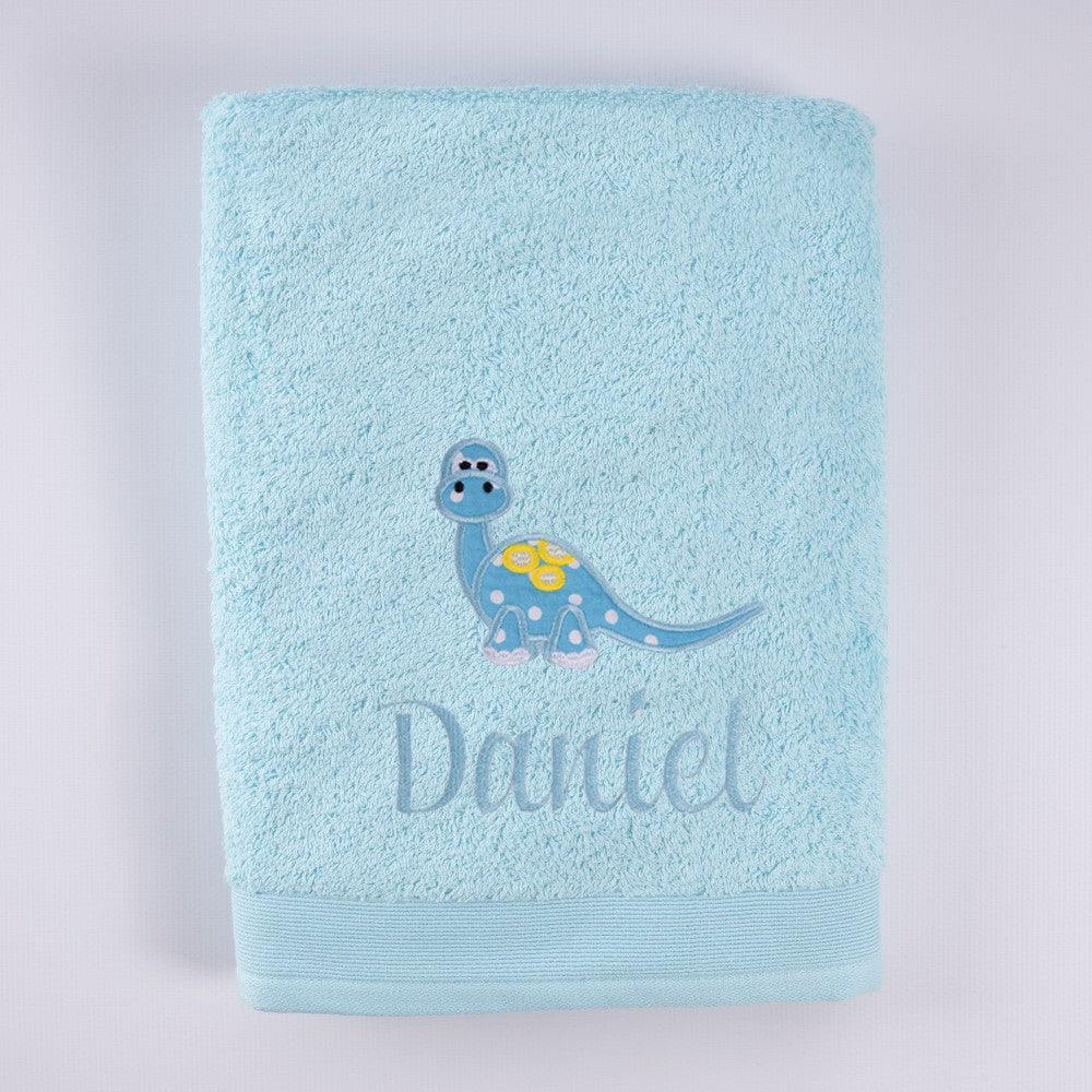 Toalla Personalizada Infantil Dinosaurios Nanetes - Nanetes #
