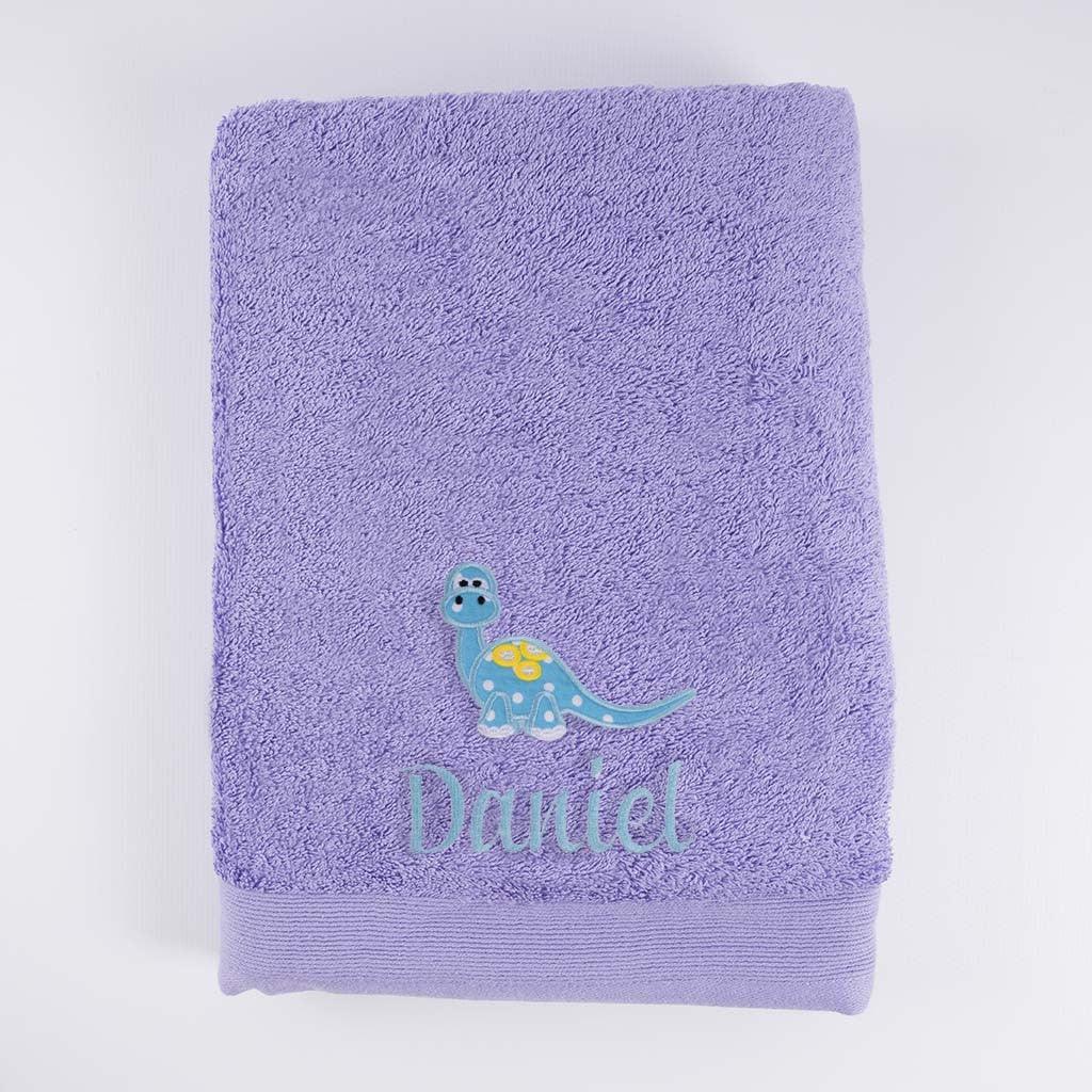 Toalla Personalizada Infantil Dinosaurios Nanetes